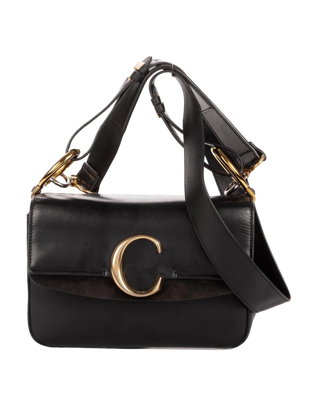 Chloe C Double Carry Bag Leather Small #376575C81B